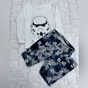 Gap Kids Star Wars Stormtrooper PJ Set Size 4 Years. 100% Cotton